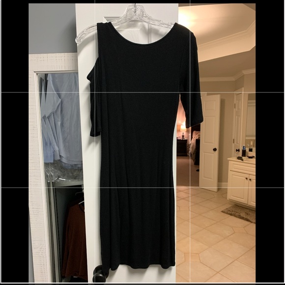 Goldray Xandra Ribbed Knit Dress 